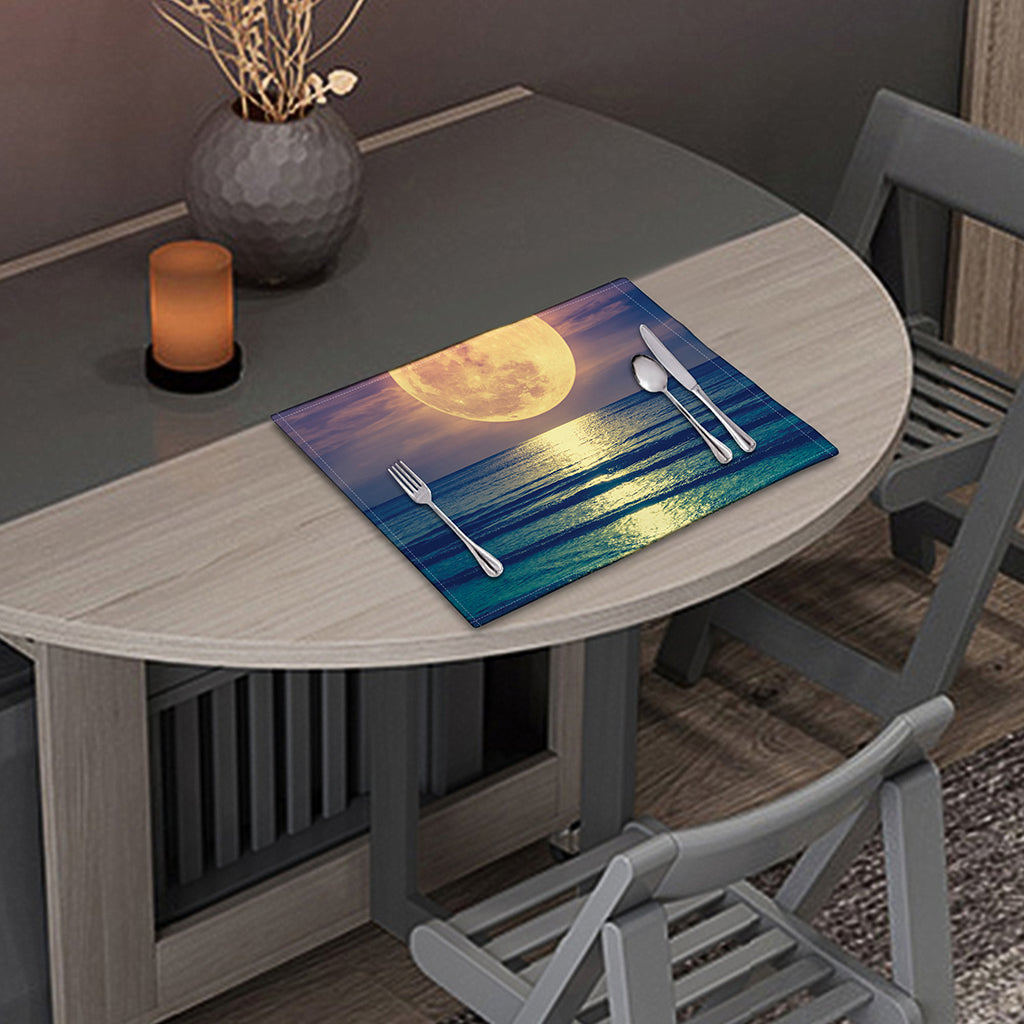 Moon Beach Print Placemat