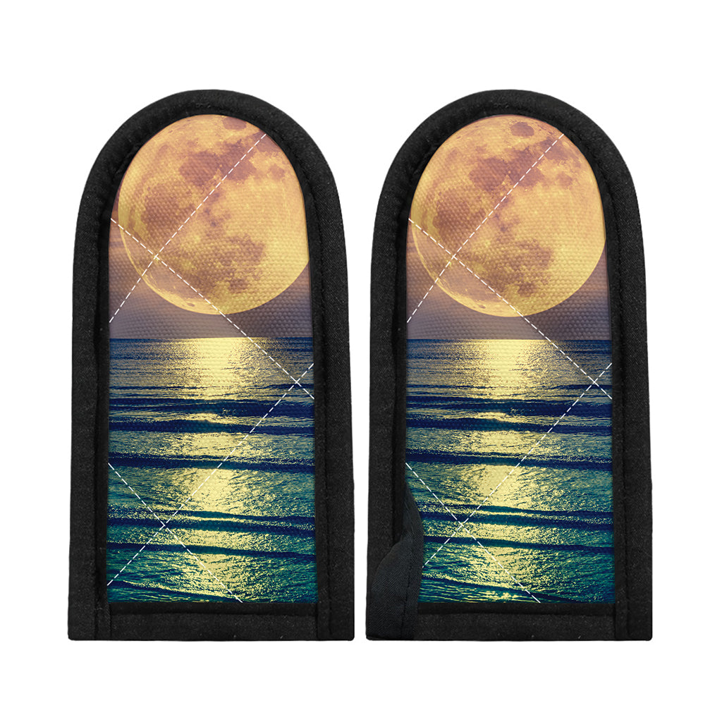Moon Beach Print Skillet Handle Cover