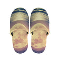 Moon Beach Print Slippers