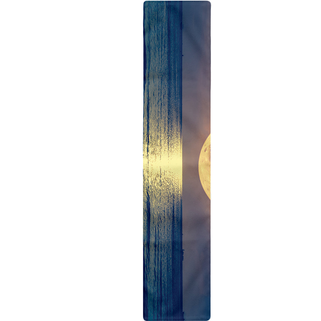 Moon Beach Print Table Runner