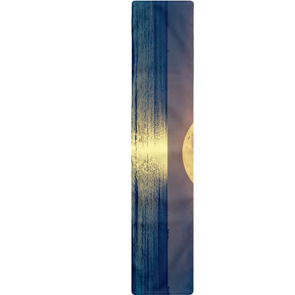 Moon Beach Print Table Runner