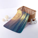 Moon Beach Print Towel