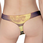 Moon Beach Print Women's Thong