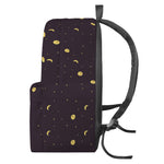 Moon Phase And Stars Pattern Print Backpack