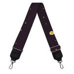 Moon Phase And Stars Pattern Print Bag Strap