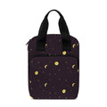 Moon Phase And Stars Pattern Print Bible Tote Bag