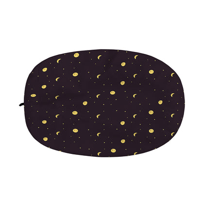 Moon Phase And Stars Pattern Print Car Side Mirror Covers