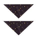 Moon Phase And Stars Pattern Print Dog Bandana