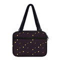 Moon Phase And Stars Pattern Print Double Strap Bible Bag