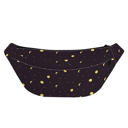 Moon Phase And Stars Pattern Print Fanny Pack