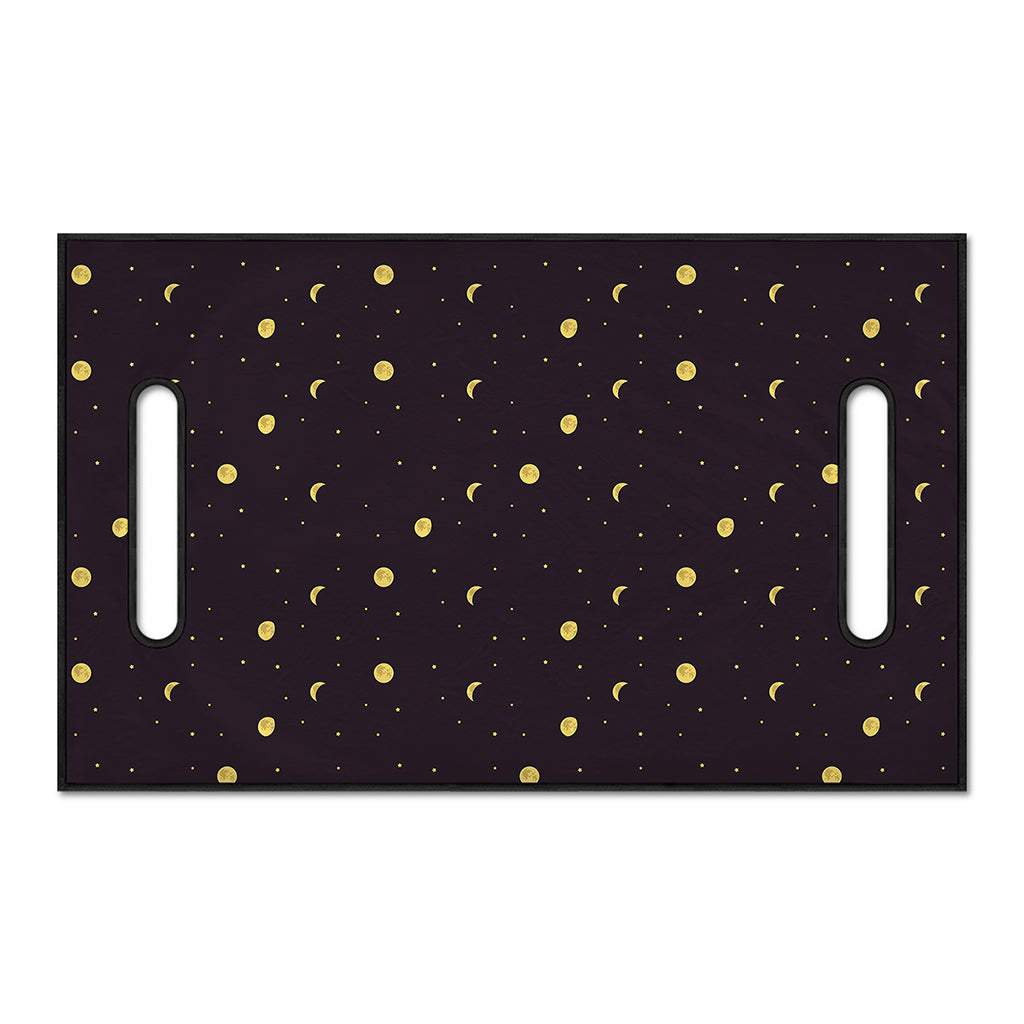 Moon Phase And Stars Pattern Print Golf Cart Seat Cover