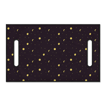Moon Phase And Stars Pattern Print Golf Cart Seat Cover