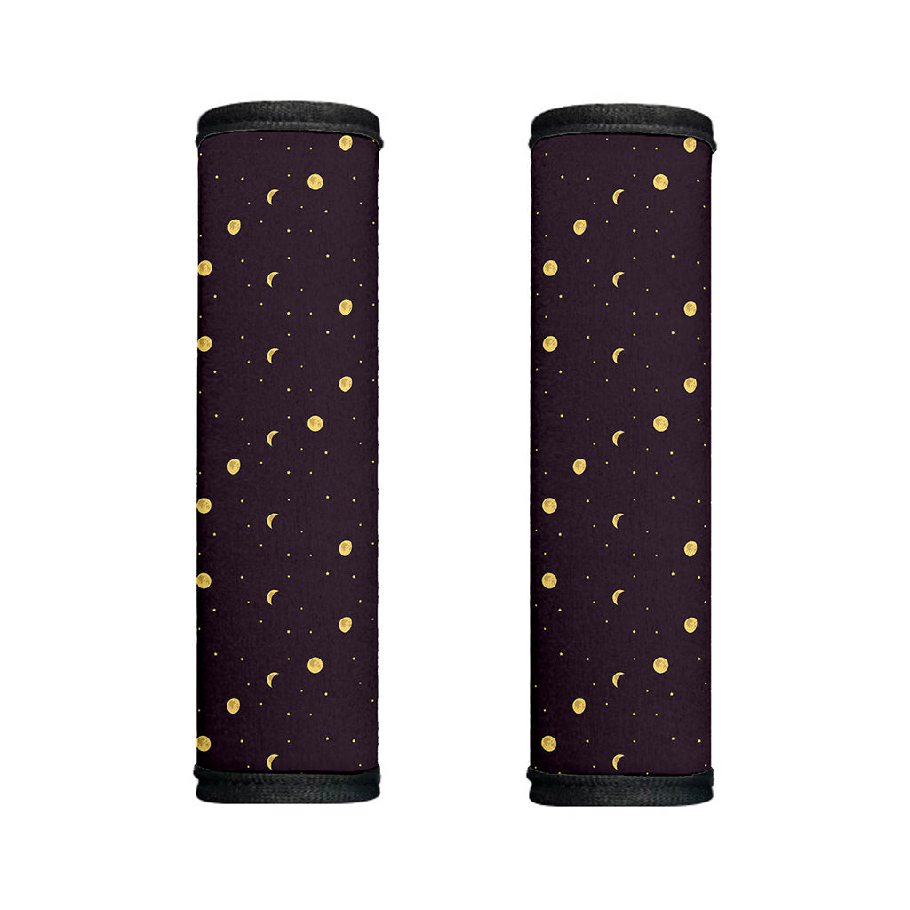 Moon Phase And Stars Pattern Print Handle Covers