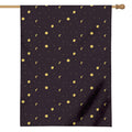 Moon Phase And Stars Pattern Print House Flag