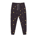 Moon Phase And Stars Pattern Print Jogger Pants