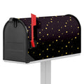Moon Phase And Stars Pattern Print Mailbox Cover