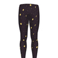 Moon Phase And Stars Pattern Print Men's Leggings