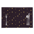 Moon Phase And Stars Pattern Print Placemat
