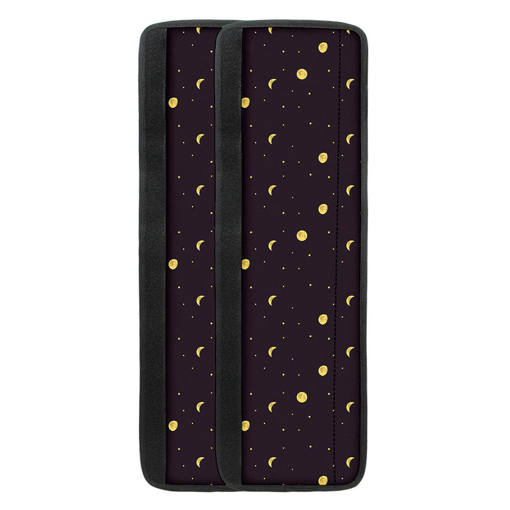 Moon Phase And Stars Pattern Print Refrigerator Handle Covers