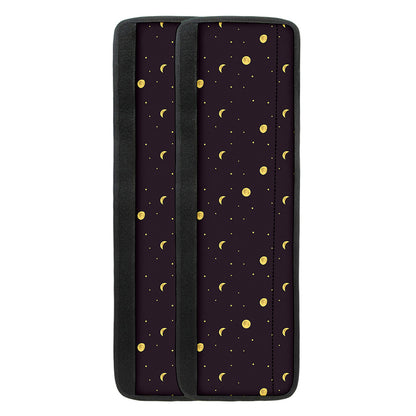 Moon Phase And Stars Pattern Print Refrigerator Handle Covers