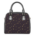 Moon Phase And Stars Pattern Print Shoulder Handbag