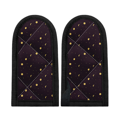 Moon Phase And Stars Pattern Print Skillet Handle Cover