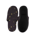 Moon Phase And Stars Pattern Print Slippers