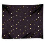 Moon Phase And Stars Pattern Print Tapestry