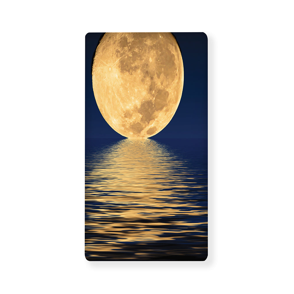 Moonlight On The Sea Print Baby Crib Sheet