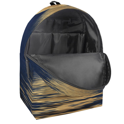 Moonlight On The Sea Print Backpack