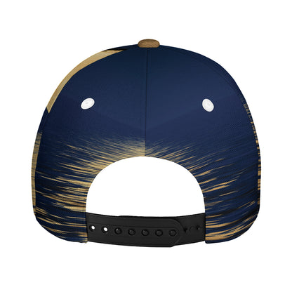 Moonlight On The Sea Print Baseball Cap