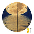 Moonlight On The Sea Print Basketball