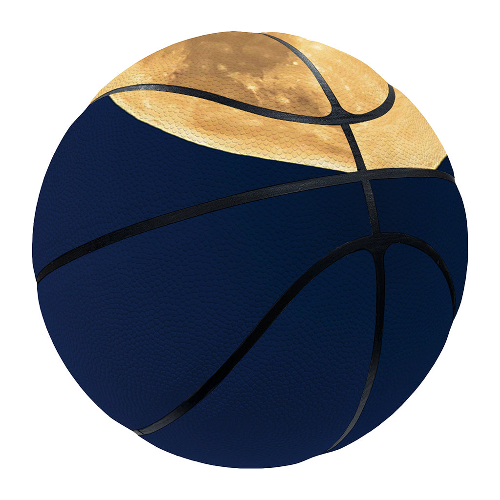 Moonlight On The Sea Print Basketball