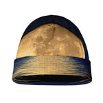Moonlight On The Sea Print Beanie