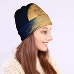 Moonlight On The Sea Print Beanie
