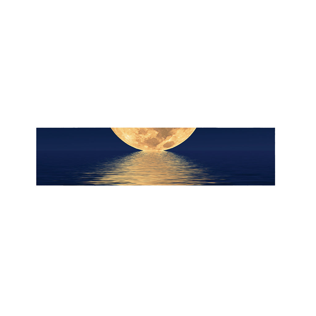 Moonlight On The Sea Print Bed Runner