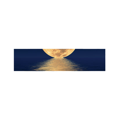 Moonlight On The Sea Print Bed Runner