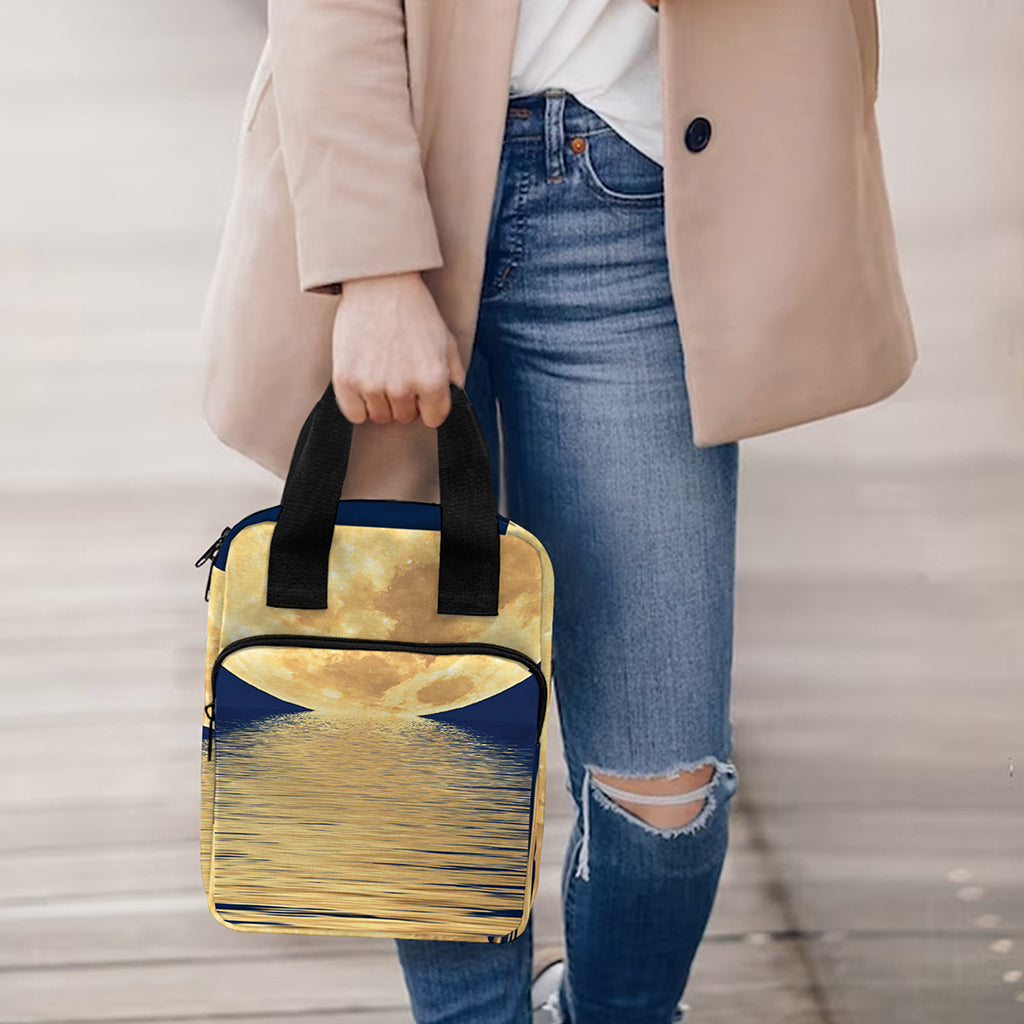 Moonlight On The Sea Print Bible Tote Bag