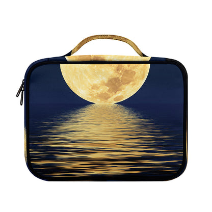 Moonlight On The Sea Print Briefcase Bible Bag