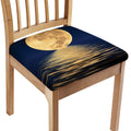 Moonlight On The Sea Print Chair Cushion Cover