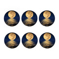 Moonlight On The Sea Print Coaster Set
