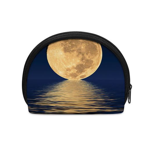 Moonlight On The Sea Print Coin Purse