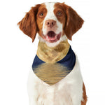 Moonlight On The Sea Print Dog Bandana