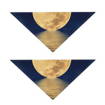 Moonlight On The Sea Print Dog Bandana
