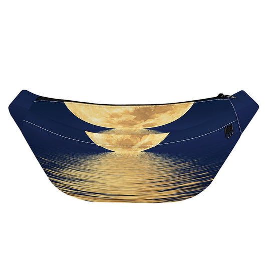 Moonlight On The Sea Print Fanny Pack