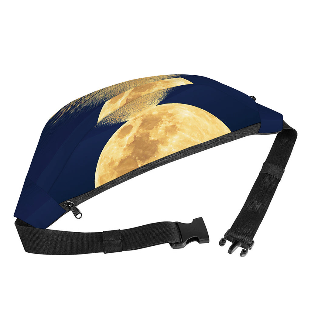 Moonlight On The Sea Print Fanny Pack