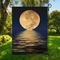Moonlight On The Sea Print Garden Flag