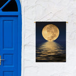 Moonlight On The Sea Print Garden Flag