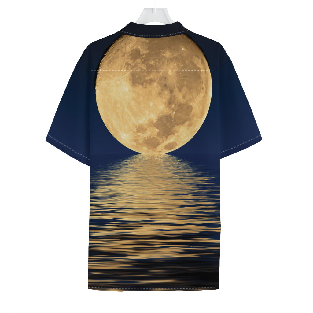 Moonlight On The Sea Print Hawaiian Shirt