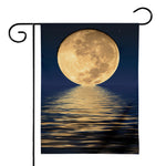 Moonlight On The Sea Print House Flag